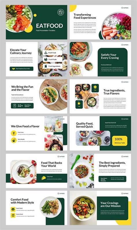 Food And Culinary Powerpoint Template In 2024 Powerpoint Design Templates Powerpoint