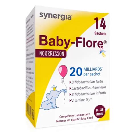 Baby Flore Système Immunitaire Synergia Des Probiotiques Pour Bébé