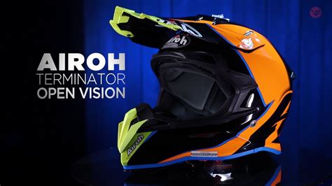 Airoh Terminator Open Vision Mx Helmet Youtube