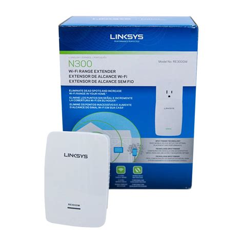 Linksys Wireless N Range Extender Re W N Mbps Extensor De