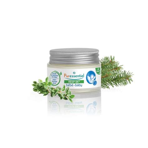 Puressentiel Resp OK Baume de Massage Pectoral Bébé 30 ml Paraphamadirect