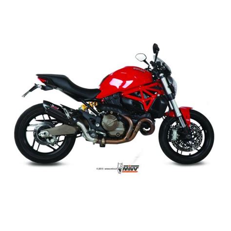 Silencieux Mivv Suono Inox Black Carbone Ducati Monster 821 14 17 Au