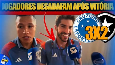 Jogadores Do Cruzeiro Desabafam Ap S Supera O E Vit Ria Contra O