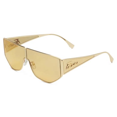 Fendi Fendi Disco Fashion Show Sunglasses Gold Sunglasses Fendi Eyewear Avvenice