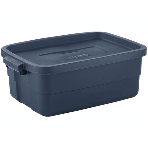 Rubbermaid Roughneck Tote With Lid 10 Gallons 8 7 8h X 15 7 8w X 23