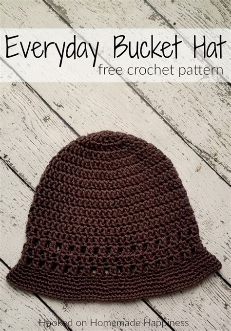 Everyday Crochet Bucket Hat Pattern (Crochet Along for a Cause) - Hooked on Homemade Happiness