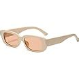 Long Keeper Rectangle Sunglasses For Women Men Vintage Square