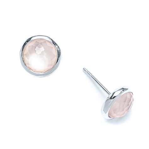 Pink Orchid 8mm Poolside Stud Earrings In Sterling Landing Company