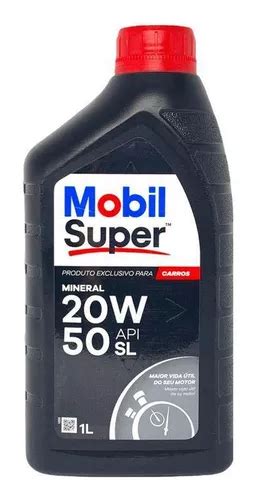 Óleo De Motor Lubrificante Mobil Super 20w50 Mineral Api Sl