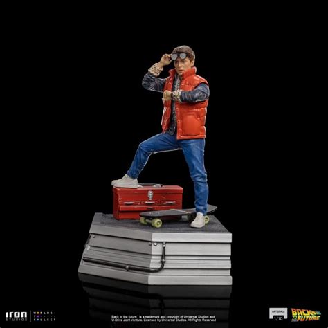 Retour Vers Le Futur Statuette Art Scale Marty Mcfly Cm Iron