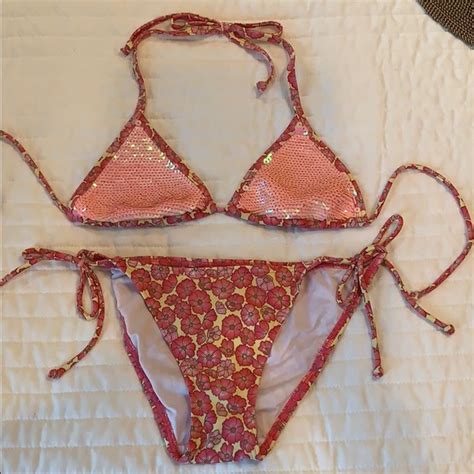 Victoria S Secret Swim Nwot Victorias Secret Sequin Bikini Set