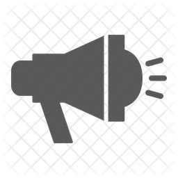 Announcement Icon - Download in Glyph Style