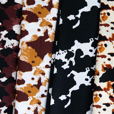 Cow Printed Broadcloth Fabric