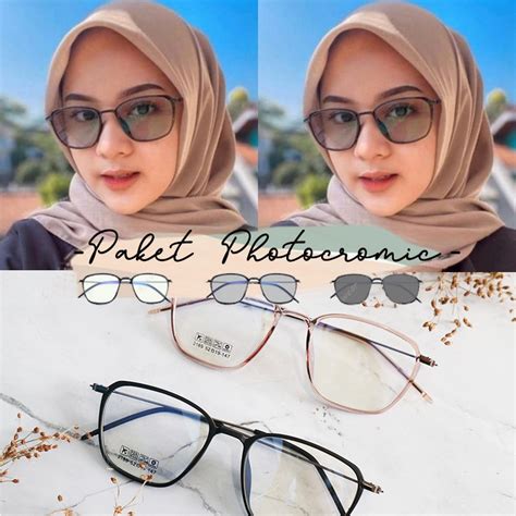 Jual Frame Kacamata Minus Photocromic Normal Antiradiasi Blueray