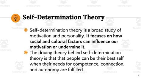 Self-Determination Theory Slides + Student Worksheet - Worksheets Library