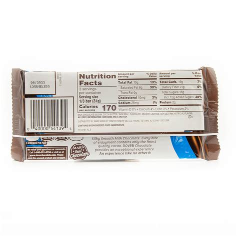 DOVE MILK CHOCOLATE BAR - European Food Express