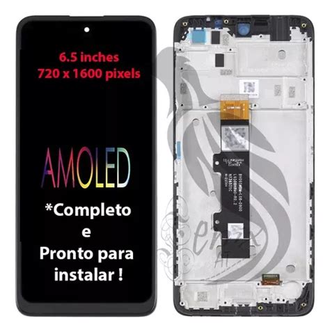 Display Tela Frontal Compatível Moto G22 Xt2231 Aro pel