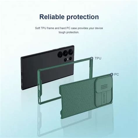 Capa Case Anti Impacto Nillkin Camshield P Galaxy S23 Ultra R 96 Em