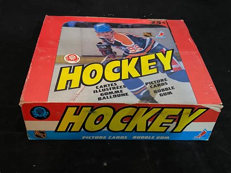 Lot O Pee Chee Hockey Empty Wax Box Display Gretzky Cover