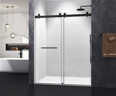 Mcocod W X H Double Sliding Frameless Shower Door With