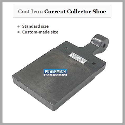 Powermech Cast Iron DSL Busbar Current Collector Shoe For Overhead