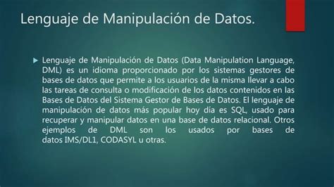 Lenguaje De Definición De Datos Ddl Ppt Descarga Gratuita