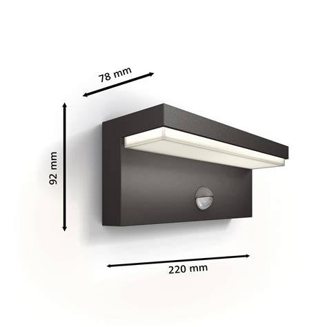 Philips Led Kinkiet Zewn Trzny Bustan Ue Czujnik K Lampy Pl