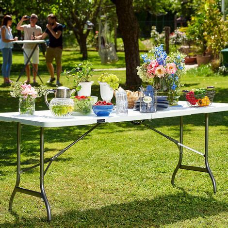 Casaria Table De Camping Pliable X Cm Personnes L G Re En