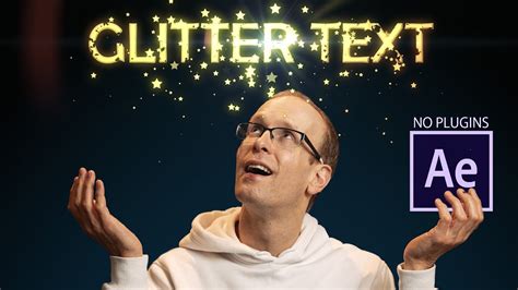 Glitter Text After Effects Particle Tutorial No Plugins Needed Youtube