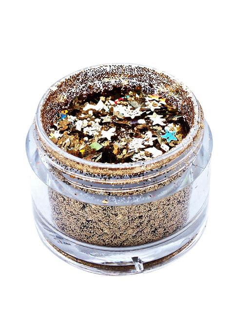 Gold Lilith Chunky Glitter Glitter Gel Glitter Cheek Makeup