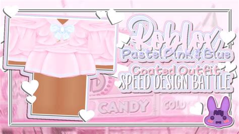 Pastel Pink Blue Coated Outfit SPEED DESIGN BATTLE FT RAINBOW