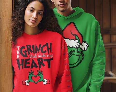 The Grinch That Stole My Heart Sweatshirt Hoodie Matching Couple