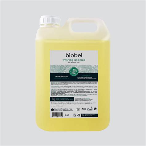 Washing Up Liquid Biobel 5L Certified By Ecocert BIOBEL