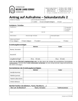 Ausf Llbar Online Helene Lange Schule Gymnasium Hannover Fax Email