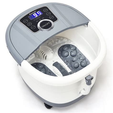 Costway Portable Multi Function Electric Foot Spa Bath Shiatsu Roller