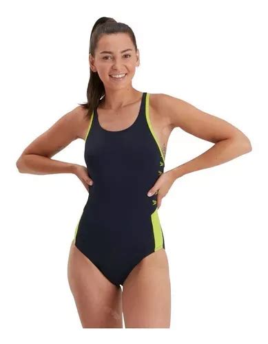 Malla Mujer Speedo Boom Logo Splice Mbck Enteriza Olivos En Venta En