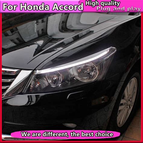 Car Styling Lm For Honda Accord Th Led Headlight Brow