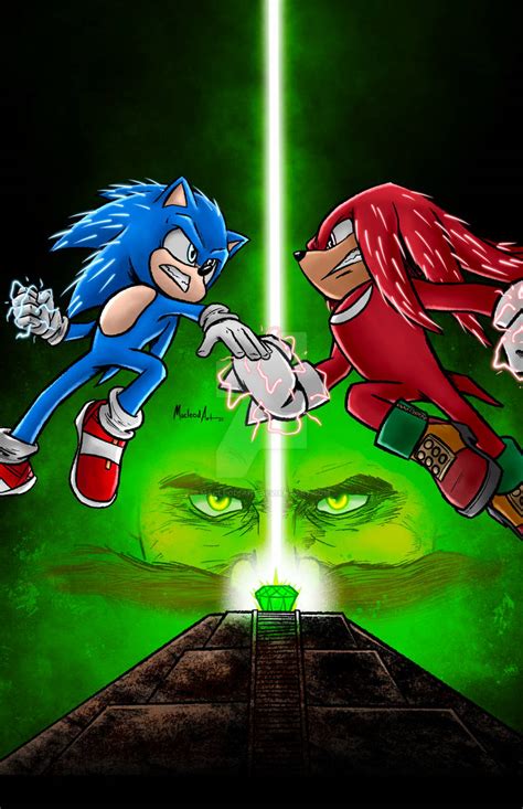 Sonic vs. Knuckles! by Macleod-Art on DeviantArt