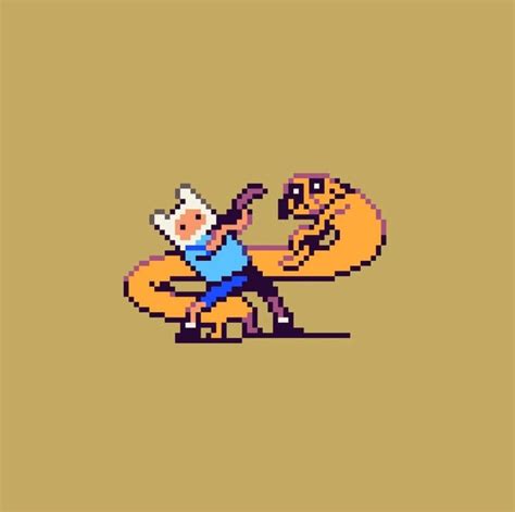 Finn And Jake Pixel Art Radventuretime