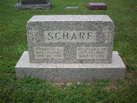 Francis Xavier Scharf 1865 1950 Mémorial Find a Grave