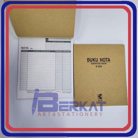 Jual Buku Nota Kontan Besar 12 Folio 3 Ply Rangkap 3 Ncr Kurnia