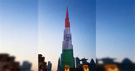 Dubai’s Burj Khalifa lights up in Indian flag colours | Y This News