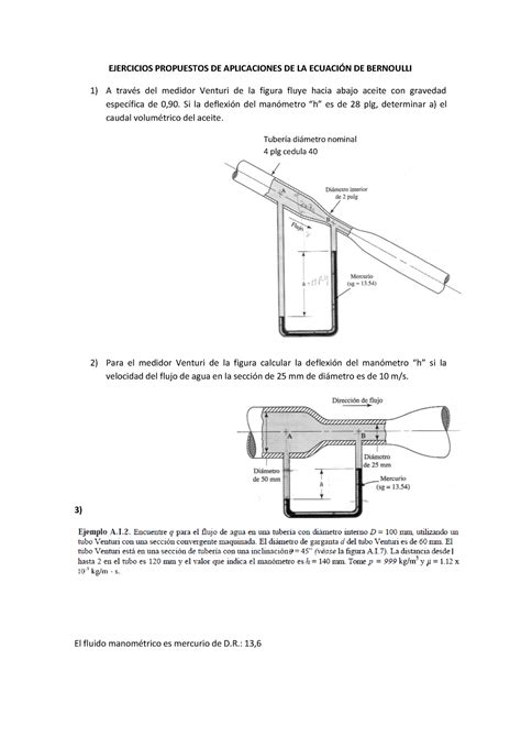 Ejercicios Propuestos De Aplicaciones De La Ecuacic B N De Bernoulli