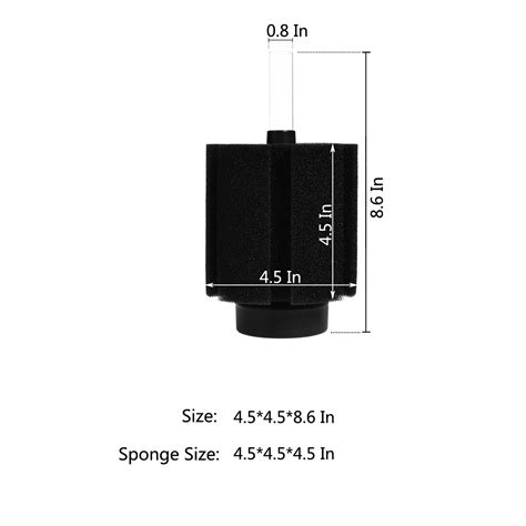 Snapklik ALEGI Aquarium Bio Sponge Filter