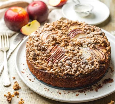 Schneller Apfel Walnuss Kuchen Essen Rezept