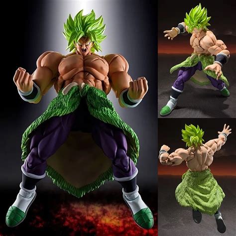 Anime Dragon Ball Super Broly Figure Shf Movable Super Saiyan Son