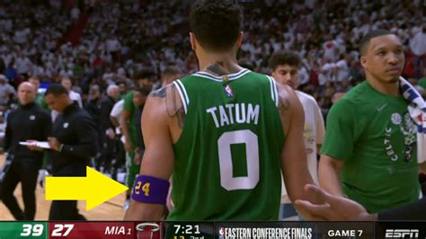 Jayson Tatum Pays Tribute To Kobe Bryant During Game 7