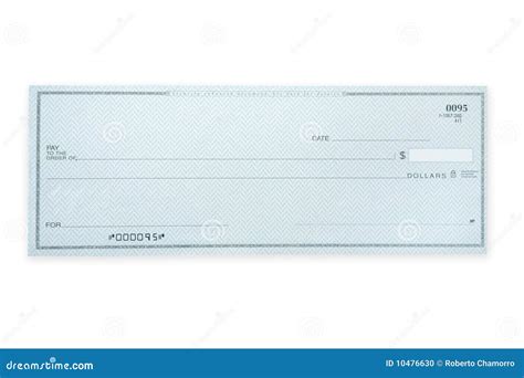 Blank check stock photo. Image of finance, deposit, blank - 10476630