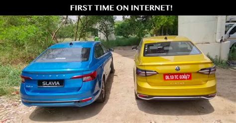 Vw Virtus Vs Skoda Slavia Top Model Comparison Car Blog India