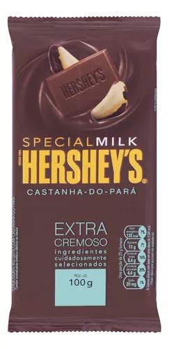 Chocolate ao Leite Castanha do Pará Special Milk Hershey s pacote